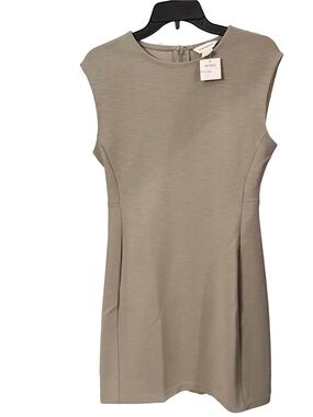 Club Monaco Structural Mini Dress Pale Sage Green Form Flattering Sz 6 NWT